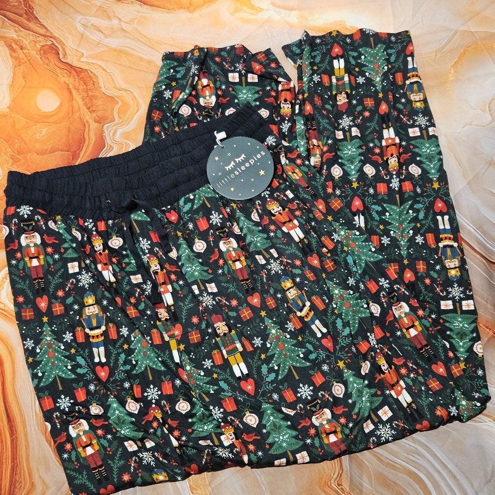 Little Sleepies Night at the Nutcracker Men's Pajama Pants Medium NWT 2023